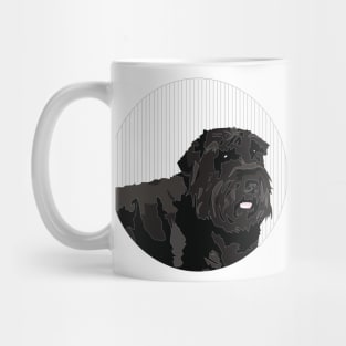 Animal Vignette: Bouvier des Flandres Mug